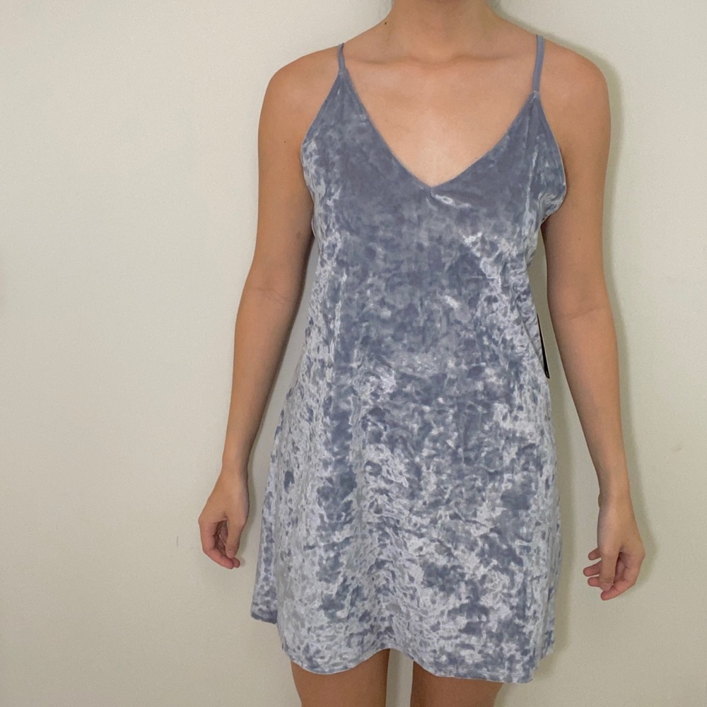 EXPRESS velvety slip dress